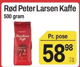 ABC Lavpris Rød Peter Larsen Kaffe tilbud