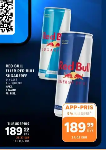 RED BULL eller RED BULL sugarfree