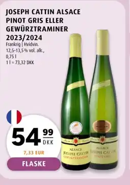 Scandinavian Park Joseph Cattin Alsace pinot gris eller Gewürztraminer 2023/ 2024 tilbud