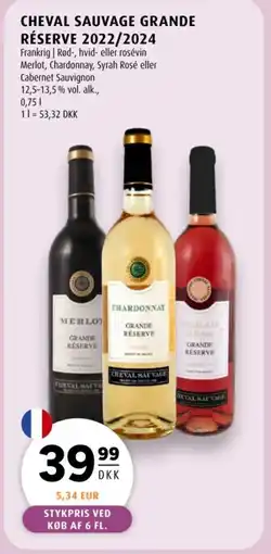 Scandinavian Park Cheval Sauvage Grande réserve 2022/2024 tilbud