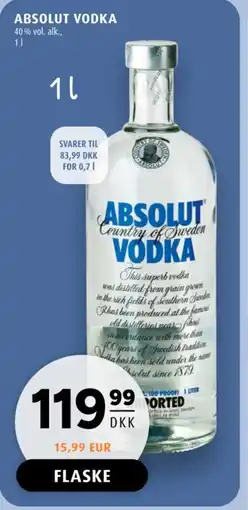 Scandinavian Park Absolut Vodka tilbud