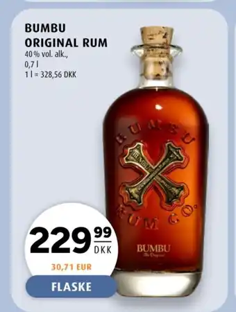 Scandinavian Park BUMBU Original rum tilbud