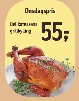 Føtex Delikatessens grillkylling tilbud
