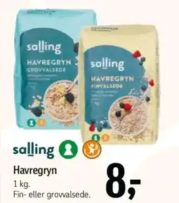 Føtex Salling Havregryn tilbud