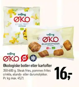 Føtex Økologiske boller eller kartofler tilbud