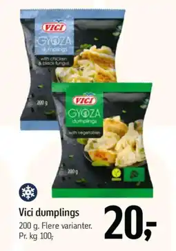 Føtex VICI dumplings tilbud