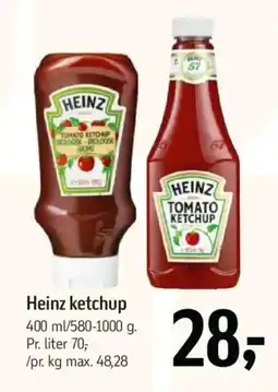 Føtex Heinz ketchup tilbud