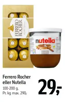 Føtex Ferrero Rocher eller Nutella tilbud