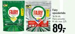 Føtex Fairy opvasketabs tilbud