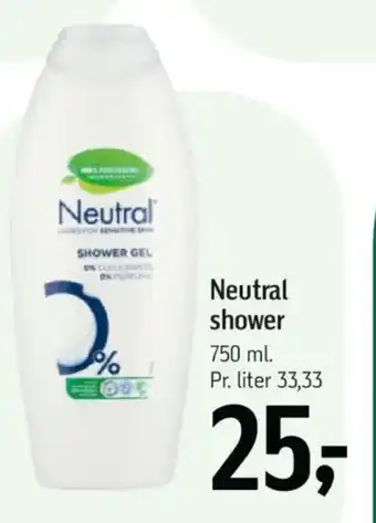 Føtex Neutral shower tilbud