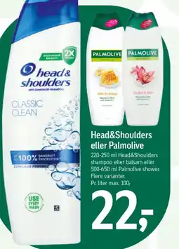 Føtex Head&Shoulders eller Palmolive tilbud