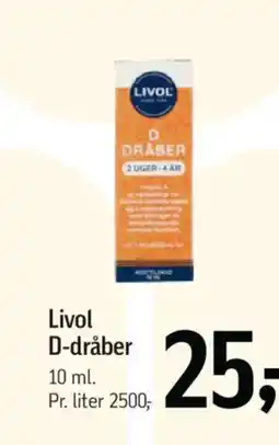 Føtex Livol D-dråber tilbud