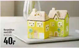 Føtex Keramikhus med LED tilbud