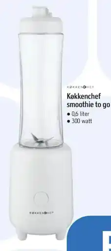 Føtex Køkkenchef smoothie to go tilbud