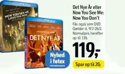 Føtex Det Nye År eller Now You See Me: Now You Don't tilbud