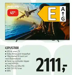 Føtex PHILIPS 43PUS7000 tilbud