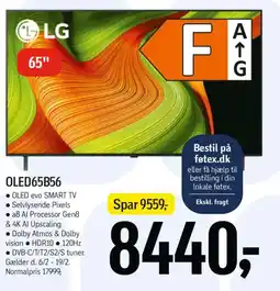 Føtex LG OLED65B56 tilbud