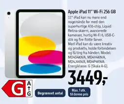 Føtex Apple iPad 11" Wi-Fi 256 GB tilbud