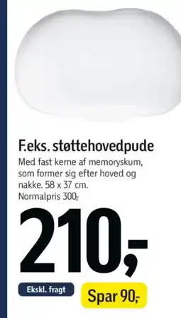 Føtex F.eks. støttehovedpude tilbud