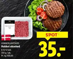 Lidl HIMMERLANDSKØD Hakket oksekød tilbud