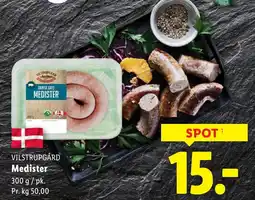 Lidl VILSTRUPGÅRD Medister tilbud