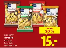 Lidl CHEF SELECT Tortelloni tilbud