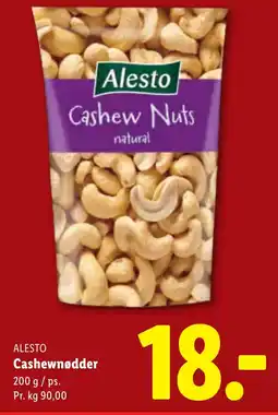 Lidl ALESTO Cashewnødder tilbud