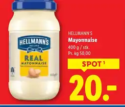 Lidl HELLMANN'S Mayonnaise tilbud