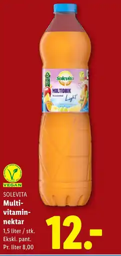 Lidl SOLEVITA Multivitamin- nektar tilbud