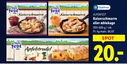 Lidl ALPENFEST Kaiserschmarrn eller æblekage tilbud