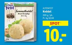 Lidl ALPENFEST Knödel tilbud