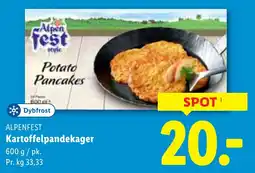 Lidl ALPENFEST Kartoffelpandekager tilbud
