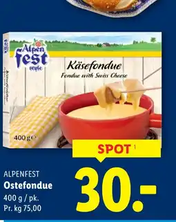 Lidl ALPENFEST Ostefondue tilbud