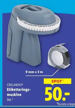 Lidl CRELANDO® Etiketterings- maskine tilbud