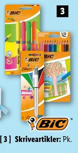 Lidl BIC Skriveartikler tilbud