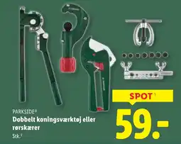 Lidl PARKSIDE® Dobbelt koningsværktøj eller rørskærer tilbud