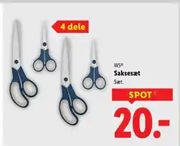 Lidl W5® Saksesæt tilbud