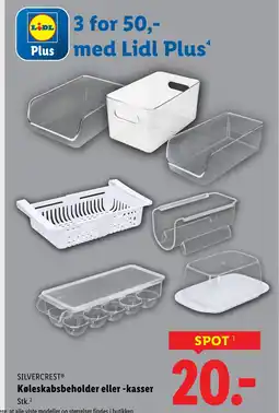 Lidl SILVERCREST® Køleskabsbeholder eller -kasser tilbud