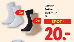 Lidl ESMARA® Sokker tilbud