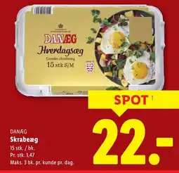 Lidl DANÆG Skrabeæg tilbud