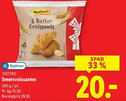 Lidl TASTINO Smørcroissanter tilbud