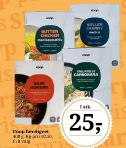 Dagli'Brugsen Coop færdigret tilbud