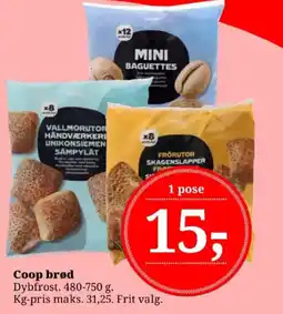 Dagli'Brugsen Coop brød tilbud