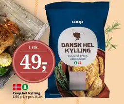 Dagli'Brugsen Coop hel kylling tilbud