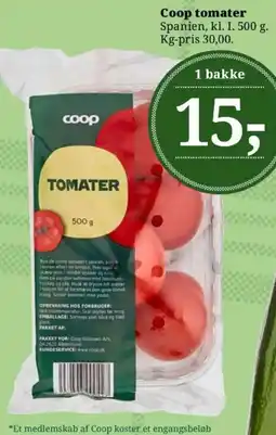 Dagli'Brugsen Coop tomater tilbud
