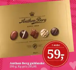 Dagli'Brugsen Anthon Berg guldæske tilbud