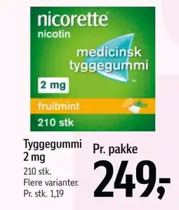 Føtex Tyggegummi 2 mg tilbud