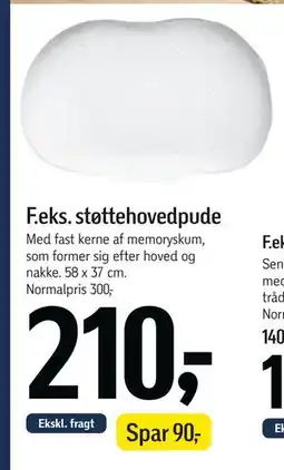 Føtex støttehovedpude tilbud