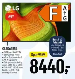 Føtex LG OLED65B56 tilbud