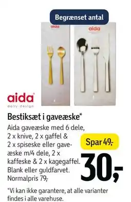 Føtex Bestiksæt i gaveæske tilbud